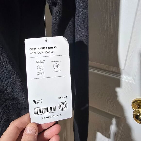 ATHLETA NWT cozy Karma Dress - Picture 4 of 4